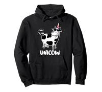 Unicow, Simpatica Maglietta da Agricoltore di Mucche da Latte, Regalo Divertente per Amanti della Mucca Felpa con Cappuccio