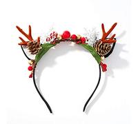 Unicra Fasce di Natale rosse bacca natale fasce per capelli vacanza accessori per donne e adulti