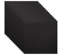 UNICRAFTALE 12 fogli di carta nera per test laser fronte/retro, oscuramento laser, per incisione, per ceramica, vetro, metallo, taglio e incisione, per artigianato fai da te, 26 x 26 cm