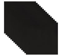 UNICRAFTALE 12 pezzi di carta di prova laser nera su entrambi i lati, 20 x 20 cm, per testare la luminosità del laser e l'incisione, per ceramica, vetro e metallo, adatto per lavori fai da te.