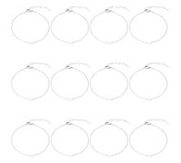 UNICRAFTALE 12 pz 7 Pollici Catena Cursore Regolabile Bracciale Catena Estensore Cursore con Chiusure Artiglio Aragosta Catene Veneziane in Acciaio Inox Realizzazione di Bracciali con Catena