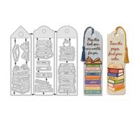 UNICRAFTALE 13 Pezzi Dies Taglio Acciaio Carbonio Marca Pagine Punzoni Rettangolari per Creazione Carte Diario Abbellimenti Libri Decorativi Modelli Goffratura DIY