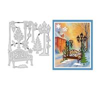 UNICRAFTALE 14 fustelle in metallo, stencil per fai da te e scrapbooking | Materiale in acciaio al carbonio, 18 × 12 cm, artigianato in rilievo, decorazione artigianale di carta