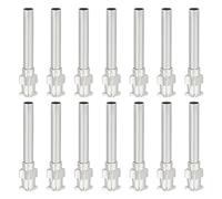 UNICRAFTALE 15 pz Aghi Erogatori 304 Set di Aghi A Punta Smussata in Acciaio Inossidabile Macchina per L'Erogazione di Colla Punta Smussata in Metallo Aghi Luer Lock Foro 3 mm