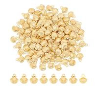 UNICRAFTALE 150 ciondoli a forma di conchiglia dorati, conchiglie da spiaggia, ciondoli estivi a forma di oceano, decorazione per braccialetti fai da te, collane, orecchini, Metallo non prezioso