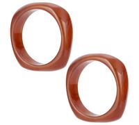 UNICRAFTALE 2 braccialetti da 6,8 cm imitazione marmo acrilico retrò largo braccialetto geometrico alla moda braccialetto colorato irregolare braccialetti quadrati trasparenti per le donne, Metallo