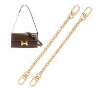 UNICRAFTALE 2 catene di estensione per borse da 21 cm, dorate, estensori per borsa, catena di ricambio per borse e borse