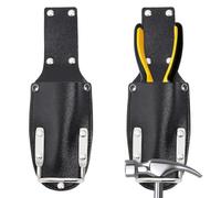 UNICRAFTALE 2 supporti per martelli in ecopelle PVC nero, accessori per cintura, progettati per sicurezza e comfort per il fai da te e gli artigiani, 135 x 67 mm
