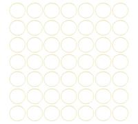 UNICRAFTALE 200 pz 25mm anelli di Collegamento in Ottone Cerchio Cavo Castone Pendente Cornice Rotonda Dorata anelli Piatti Connettori Gioielli per Orecchini Collane Creazione di Gioielli