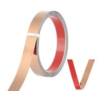 UNICRAFTALE 3 m Modanatura Da Parete 201 Modanature In Acciaio Inossidabile Stacca e Incolla Flessibile Autoadesiva Modanatura per Parete Specchio Mobili Porta Armadio Oro Rosa 20 mm di Larghezza