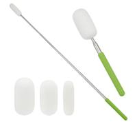 UNICRAFTALE 4 pezzi 4 stili 23 cm spugna telescopico tazza spazzola ceramica schiuma tampone ceramica argilla ceramica spugna tampone con manico lungo strumento di ceramica per ceramica argilla