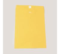 UNICRAFTALE 40 Pezzi Busta Grillo A Valvola Per Documenti E Spedizioni | Carta Kraft spessa opaca,Chiusura metallica resistente,Giallo,37,4 × 25,6 cm, Per Documenti E Spedizioni Postali