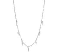 UNICRAFTALE 5 collane a picco Hip Hop Spike Nappe Pendenti 44 cm Metallic Collane Catena Punk Rock Gothic Gioielli Collare per Uomo e Donna Semplice Gioielli Regalo di Compleanno, Acciaio inossidabile