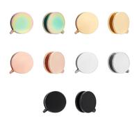 UNICRAFTALE 5 paia di orecchini a pressione per cheloidi, in acciaio inox, stile punk, leggeri, senza foratura, orecchini a spirale, a compressione, regalo di compleanno per donne, Metallo