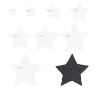 UNICRAFTALE 8 pz 8 misure Stencil Acrilici Sashiko Stencil A Stella Modello per Quilting A Stella Strumento per Ricamo Disegno Stencil A Stella per Pittura Quilting A Mano e Ricamo