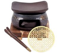 UNICRAFTALE Brucia Incenso Ceramica Set per Meditazione E Cerimonia