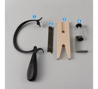 UNICRAFTALE Sega Gioielli Set Strumento Per Fare Gioielli Taglio Preciso | Lame per sega assortite, 144 pezzi, pin da banco, con pinza resistente in ferro, colore misto, ideale per lavori di gioielli