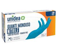 Unidea GUANTI IN NITRILE SENZA POLVERE UNIDEA MISURA LARGE 100 PEZZI