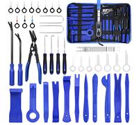 UNIDEAL 39 Pezzi Kit Smontaggio Pannelli Auto, Kit Leve Plastica Smontaggio con Custodia, Strumento di Rimozione Auto per Riparazione Ricambio per Auto Porta Pannello, Radio, Cruscotto Auto (Blu