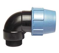 Unidelta Raccordo A Gomito Maschio Plastica 63 X 2