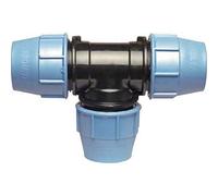 Unidelta Raccordo A Tee Doppio Plastica 40