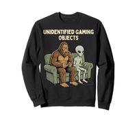 Unidentified Gaming Objects Bigfoot Alien Video Games Felpa