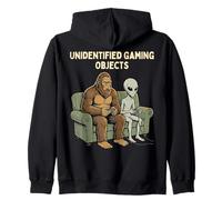 Unidentified Gaming Objects Bigfoot Alien Video Games Felpa con Cappuccio