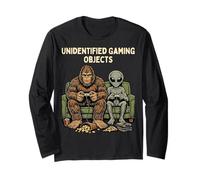Unidentified Gaming Objects Bigfoot Alien Video Games Maglia a Manica