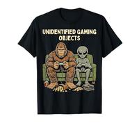 Unidentified Gaming Objects Bigfoot Alien Video Games Maglietta