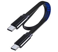 UNIDOPRO Cavo Piatto USB C a USB C, PD 60W Type C Ricarica Rapida per MacBook Air,iPad Pro,iPad Air 5,iPad Mini 6|Galaxy S23 S23+ S22 Ultra S21 S20 FE A33 A52s A53 |Redmi Note 11 11S 10 |Pixel 7 6 Pro