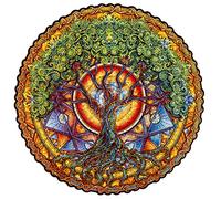 UNIDRAGON Puzzle Originali di Legno - Albero Della Vita, 200 pezzi, Medio 25 x 25 cm, Regalo Bella Confezione, Forma Unica Regalo Migliore per Adulti e Bambini