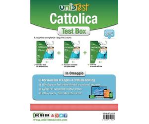 UnidTest. Università Cattolica. Test box completo per il test di ammissione a Medicina, Odontoiatria e Professioni sanitarie: Manuale di teoria-Eserciziario commentato-3.000 quiz. Con app. Con e-book