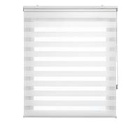 Uniestor Basic Tenda a rullo a doppio strato Bianco sporco | Tenda 140 x 250 cm (Larghezza x Altezza) | Dimensioni del tessuto 137 x 245 cm. Tende a rullo giorno e notte