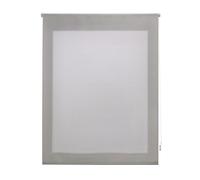 Uniestor Tenda a rullo traslucida tinta unita - Argento grigio, 120 x 250 cm (Larghezza x Altezza) | Dimensioni del tessuto 117 x 245 cm. Tenda avvolgibile traslucida