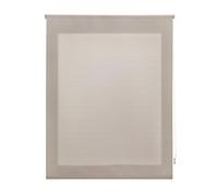 Uniestor Tenda a rullo traslucida tinta unita - Marrone chiaro, 120 x 250 cm (Larghezza x Altezza) | Dimensioni del tessuto 117 x 245 cm. Tenda avvolgibile traslucida