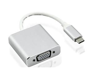 Unieuro Nilox USB Type-C - VGA M/F USB Type-C VGA Argento