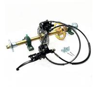 UnifearPro Assale Posteriore Kart Assale Freni Kit Trasmissione Assemblaggio Posteriore Supporto Freno Regolare Consistente, Assale Posteriore Da 61 Cm Con Freno A Mano Flangia Ruota Da 5 Pollici