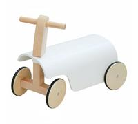 UnifearPro Bicicletta Senza Pedali per Bambini Bici Equilibrio Cavalcabile Giocattolo Legno Supporto Sviluppo Coordinazione Mano Occhio Confidenza Guida Adatta, Bianco