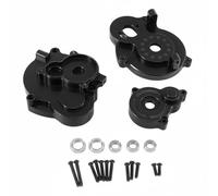 UnifearPro Cambio in Metallo per Auto Rc Scaler 1/12 con Alluminio Lavorato Cnc E Cuscinetti a Sfera per Maggiore Resistenza E Dissipazione Del Calore Adatto per, Nero