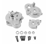 UnifearPro Cambio in Metallo per Auto Rc Scaler 1/12 con Alluminio Lavorato Cnc E Cuscinetti a Sfera per Maggiore Resistenza E Dissipazione Del Calore Adatto per, Argento