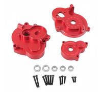 UnifearPro Cambio in Metallo per Auto Rc Scaler 1/12 con Alluminio Lavorato Cnc E Cuscinetti a Sfera per Maggiore Resistenza E Dissipazione Del Calore Adatto per, Rosso