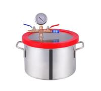 UnifearPro Camera di Degasaggio Efficiente Kit di Degasaggio con Pompa a Vuoto Flessibile Camera a Vuoto con Coperchio Trasparente per Officina