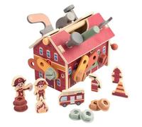 UnifearPro Casetta per Bambini Tile | Sviluppo Motorio Fine, Casetta da Assemblare, Sicura, per Asilo, Stile C