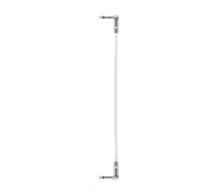 UnifearPro Cavo per Effetti Chitarra Cavo Cavo Audio Cavo Connettore Jack Angolato Instradamento Ordinato Pedaliera Riduzione Fruscio Adatto per Uso Domestico io Palco, Bianco, 38 4.6 1.2