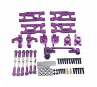UnifearPro Componenti Veicolo in Kit Rinforzo Metallo Sospensione Sterzo Tiranti Regolabili Cuscinetti 4x8x3 Assemblaggio Sterzo Completo, Viola