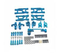 UnifearPro Componenti Veicolo in Kit Rinforzo Metallo Sospensione Sterzo Tiranti Regolabili Cuscinetti 4x8x3 Assemblaggio Sterzo Completo, Blu