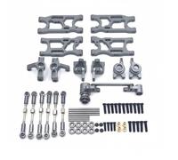 UnifearPro Componenti Veicolo in Kit Rinforzo Metallo Sospensione Sterzo Tiranti Regolabili Cuscinetti 4x8x3 Assemblaggio Sterzo Completo, Titanio