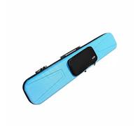 UnifearPro Custodia Stecca Biliardo Rigida Portacues Valigetta Porta Stecche Contenitore Accessori Scomparti per Punte con Tasca Esterna Chiusura Combinazione, Blu Chiaro