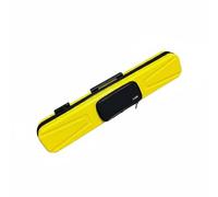UnifearPro Custodia Stecca Biliardo Rigida Portacues Valigetta Porta Stecche Contenitore Accessori Scomparti per Punte con Tasca Esterna Chiusura Combinazione, Giallo
