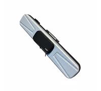 UnifearPro Custodia Stecca Biliardo Rigida Portacues Valigetta Porta Stecche Contenitore Accessori Scomparti per Punte con Tasca Esterna Chiusura Combinazione, Grigio Argento